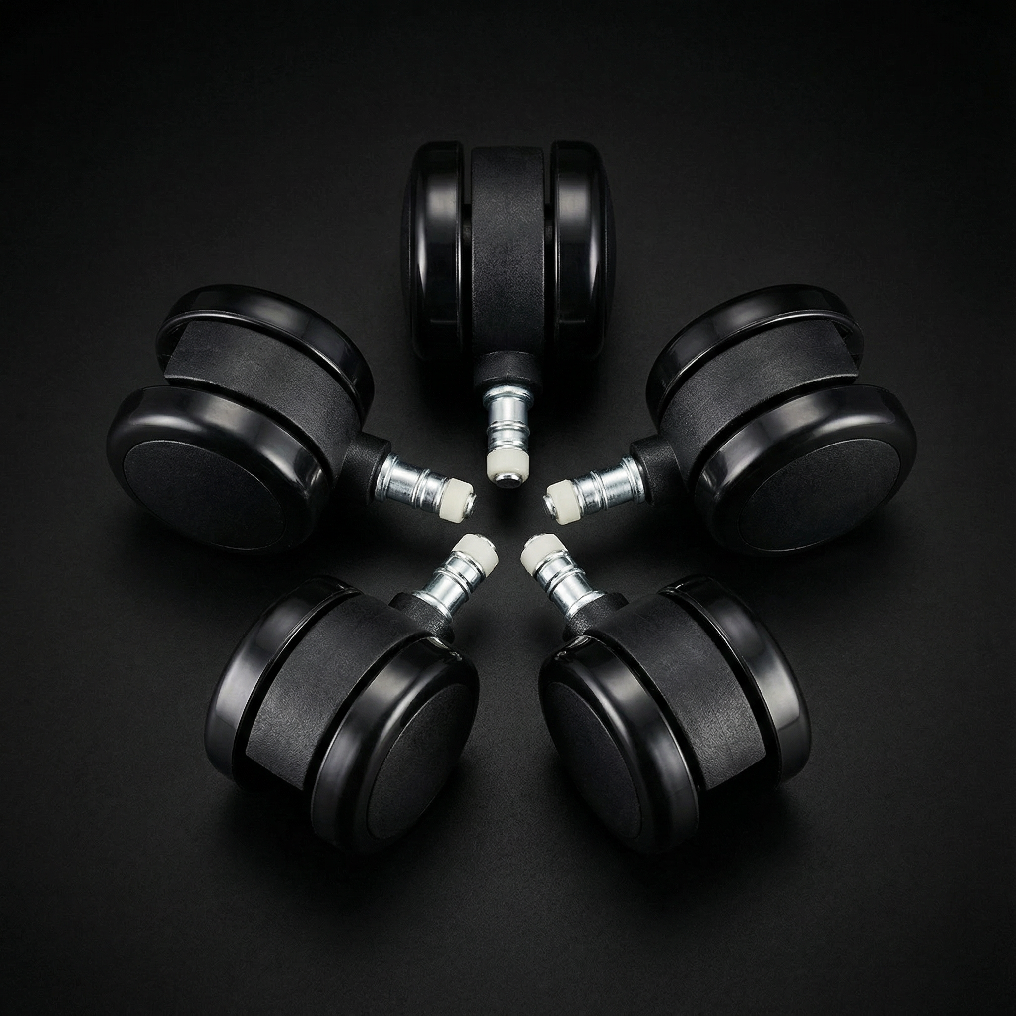 高品質 PU靜音椅輪